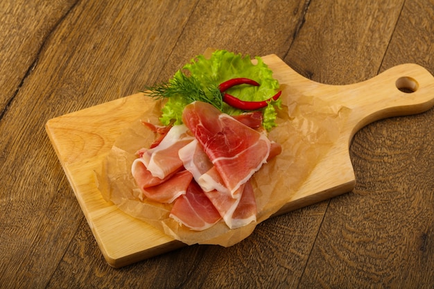 Foto jamón serrano