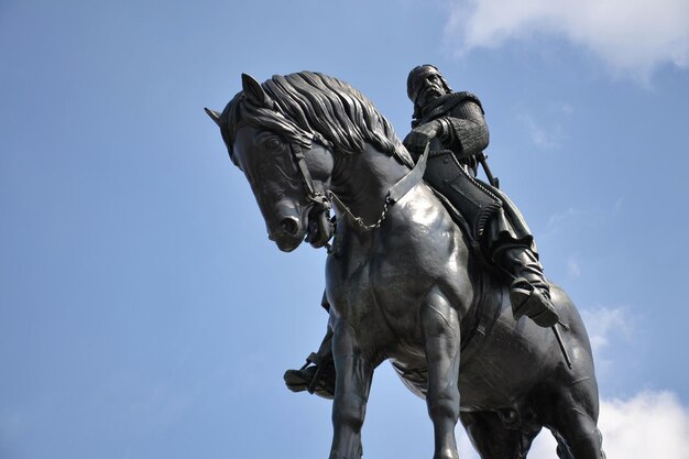 Jan Zizka Reiterstandbild Nationaldenkmal Vitkov Prag Tschechische Republik