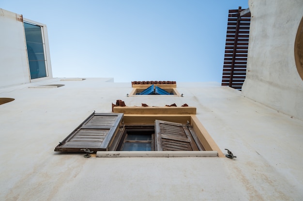 Janelas de uma casa em Naxos