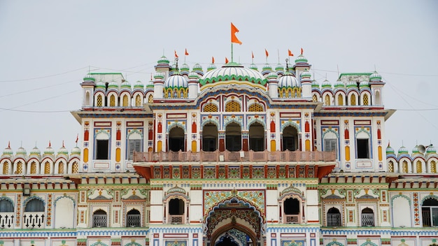 Foto janki mandir palacio del nacimiento de sita mata janakpur