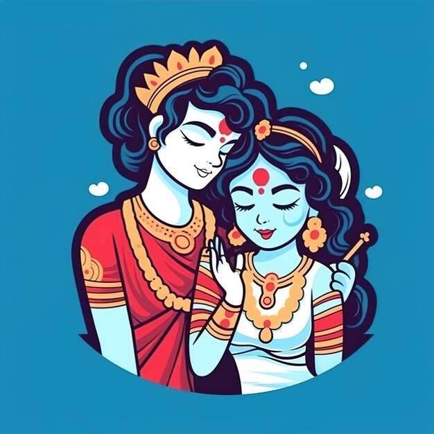 Janmashtami-Festival mit Lord Krishna, der Flöte spielt, Vektorillustration-Hintergrundbanner, digitales Postplakat und Kartendesignillustration