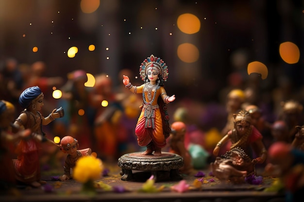 Janmashtami-Hintergrund