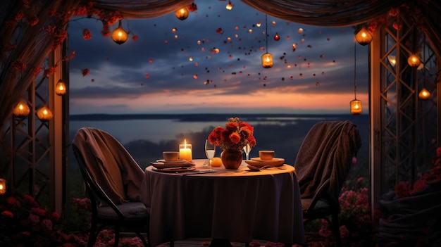 Jantar romântico