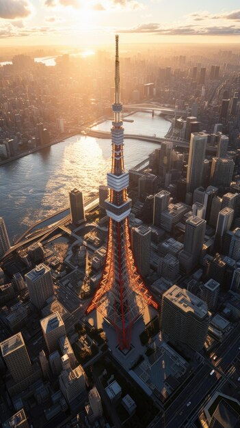 Japan Zen Tokio TV-Turm Landschaft Panorama-Ansicht Fotografie Sakura Blumen Pagode Frieden Stille