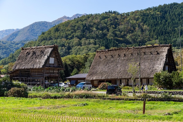 Japanische Altstadt in Shirakawago