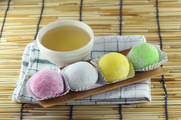 Japanische Desserts aus Klebreis.