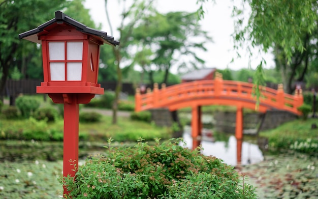 Japanische Gartenlandschaft