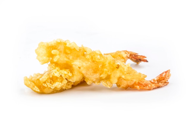 Japanische Küche köstliche gebratene Tempura-Garnelen