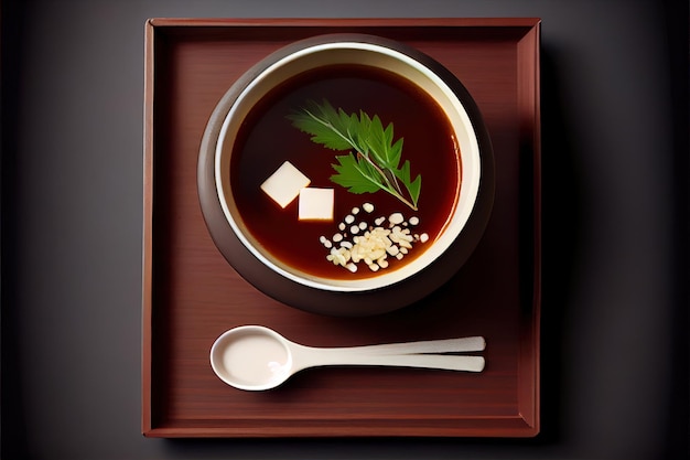 Japanische Miso-Suppe