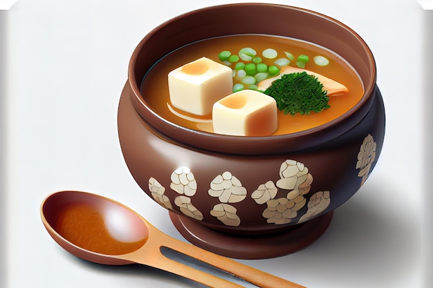 Japanische Miso-Suppe