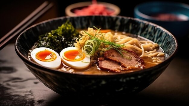 Foto japanische ramen generative ki