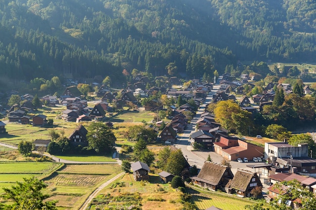 Japanische Shirakawa gehen