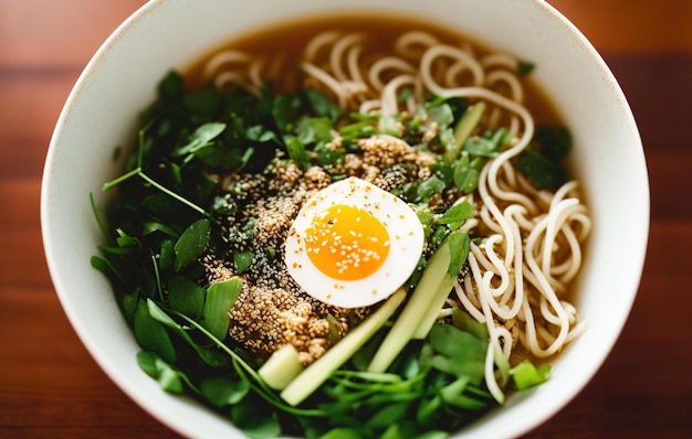 Japanische würzige Ramen-Sauce, altes Essen