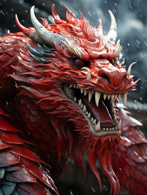 japanischer Drache HD 8K Tapeten Fotografie