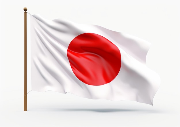 japanischer Flaggenvektor