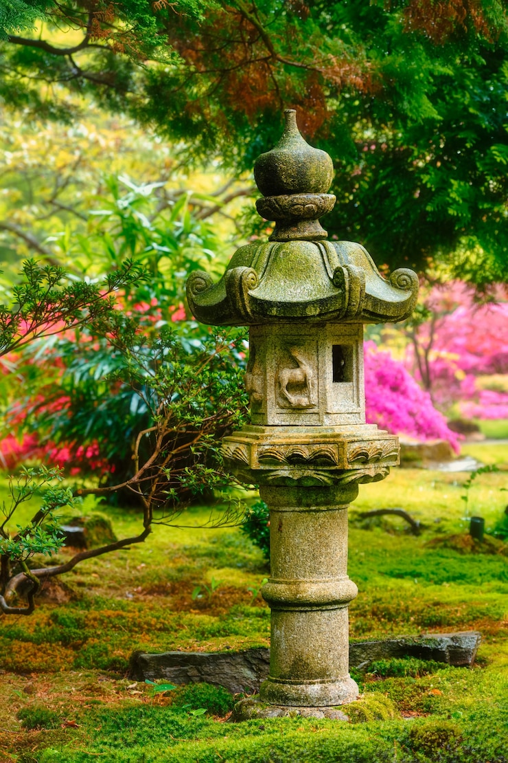 Foto japanischer gartenpark clingendael die haager niederlande