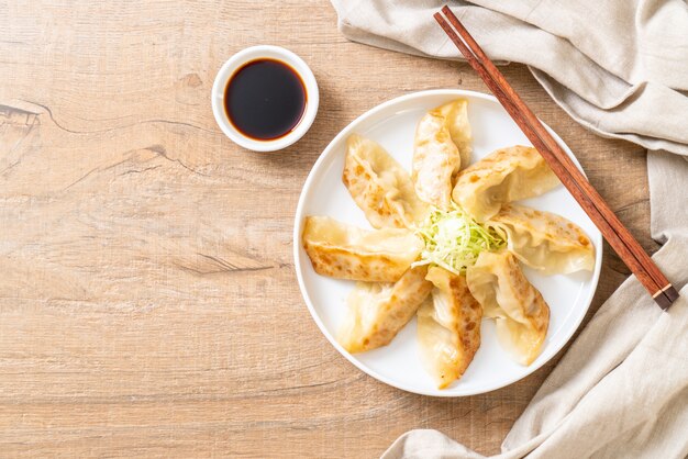 Japanischer Gyoza oder Knödelsnack