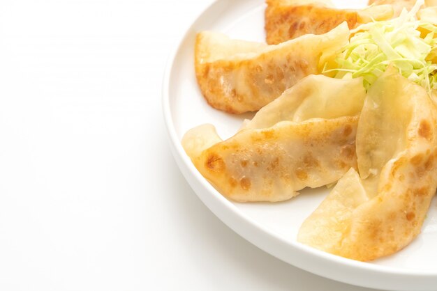 Japanischer Gyoza oder Mehlkloßsnack