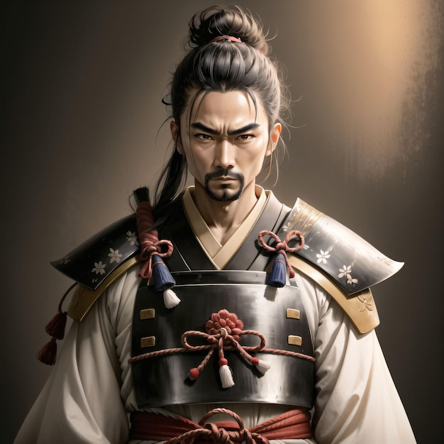 Japanischer Samurai-Oberkörper