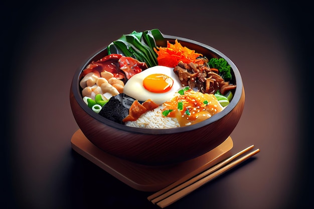 Japanisches Donburi-Essen