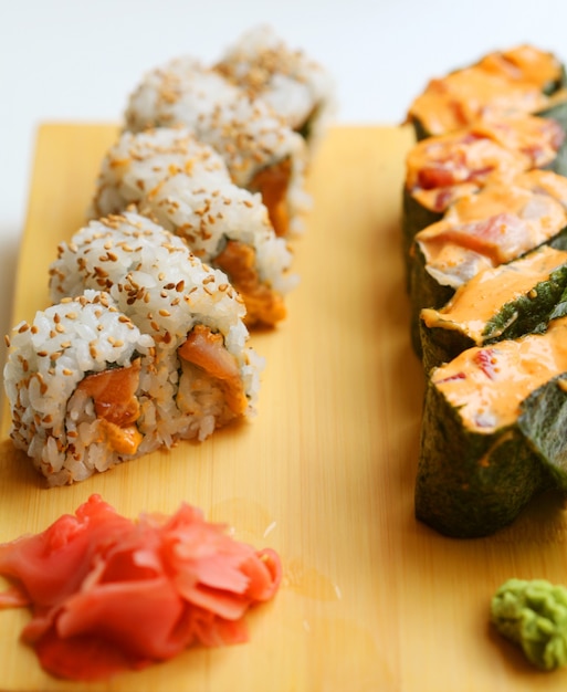 Japanisches Essen. Sushi.