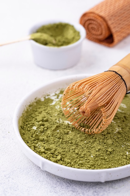 Japanisches Matcha-Grüntee-Pulver