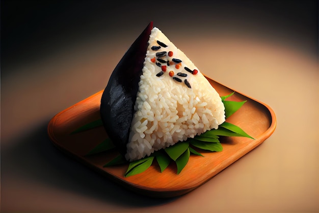 Japanisches Onigiri-Essen