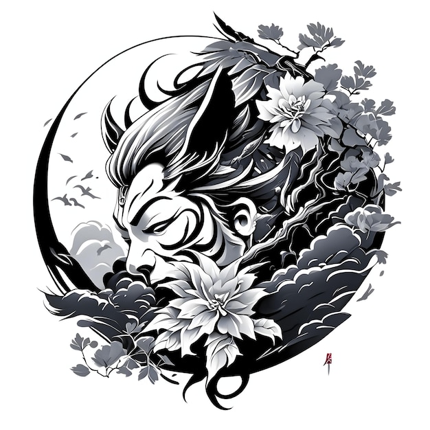 japanisches Tattoo-Design