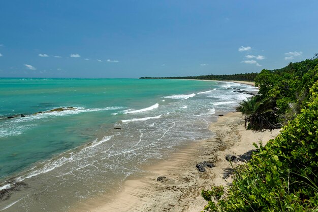 Japaratinga Beach Alagoas Brasil el 10 de febrero de 2022 Noreste de Brasil