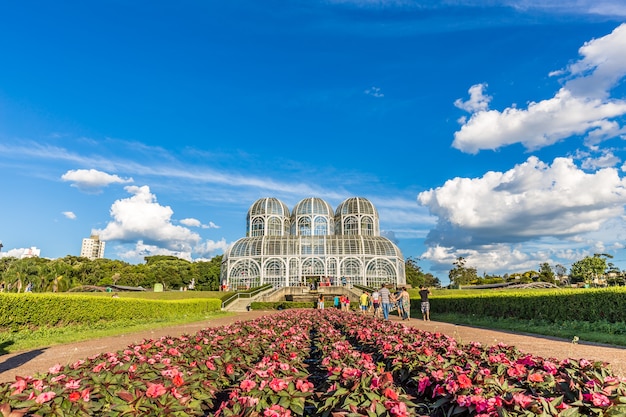 Foto jardim botânico, curitiba. estado do paraná, brasil