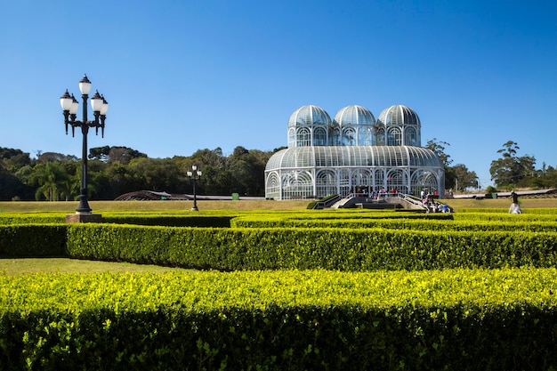 Jardim botânico de curitiba, paraná.