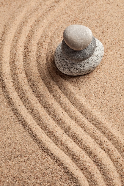 Jardim de pedra Zen japonês