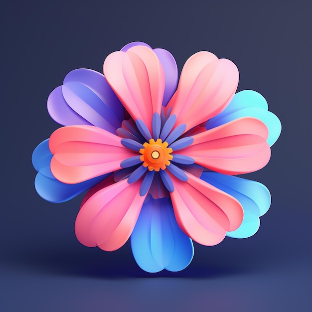 Foto jardim de primavera clip art 3d logotipo de flor ícone de papel de parede de fundo