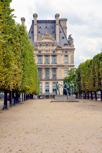 Jardim de Touleries em Paris