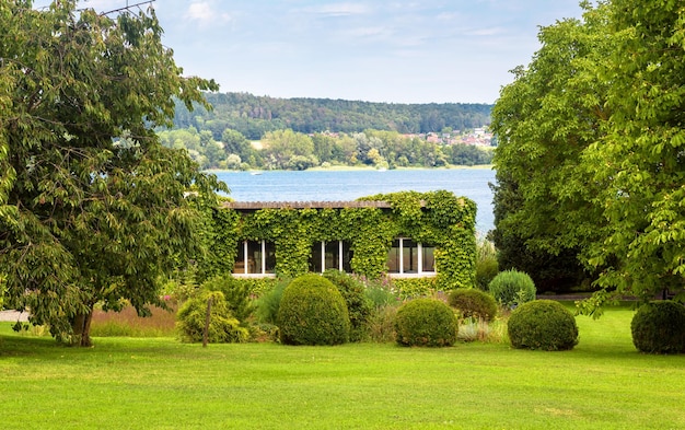 Jardim doméstico paisagístico na Ilha de Reichenau, Alemanha