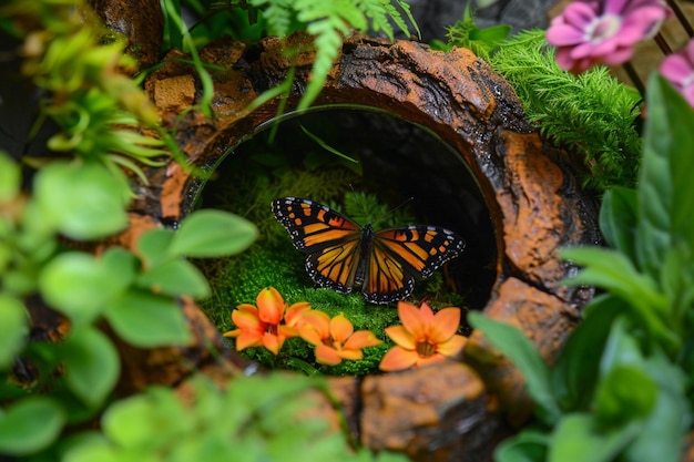 Jardim dos Sonhos Frame de Primavera País das Maravilhas