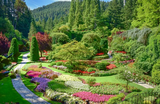 El jardín Buchard en Victoria