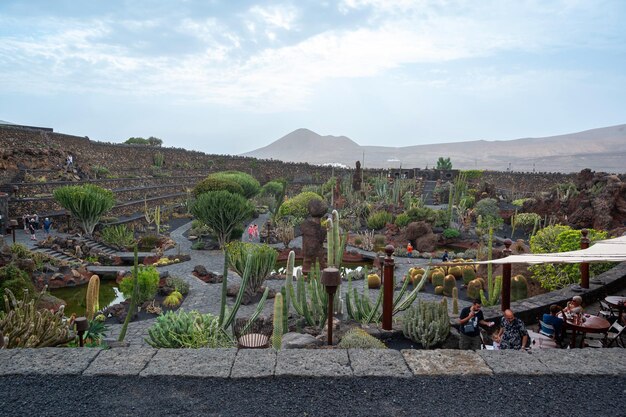 Jardín de cactus Lanzarote Islas Canarias España