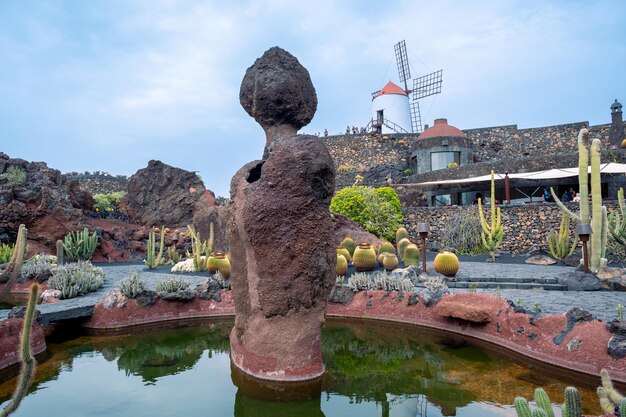 Jardín de cactus Lanzarote Islas Canarias España