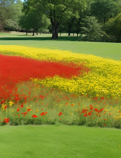 Jardín de flores más hermoso