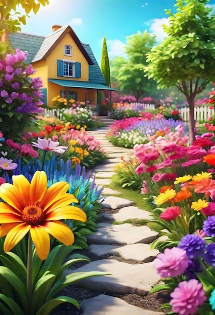Jardín de flores
