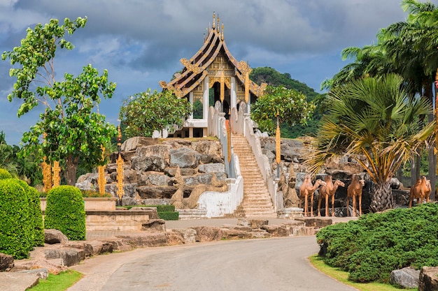 Jardín tropical Nong Nooch