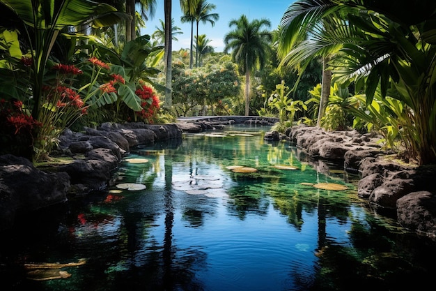 Foto jardines botánicos tropicales