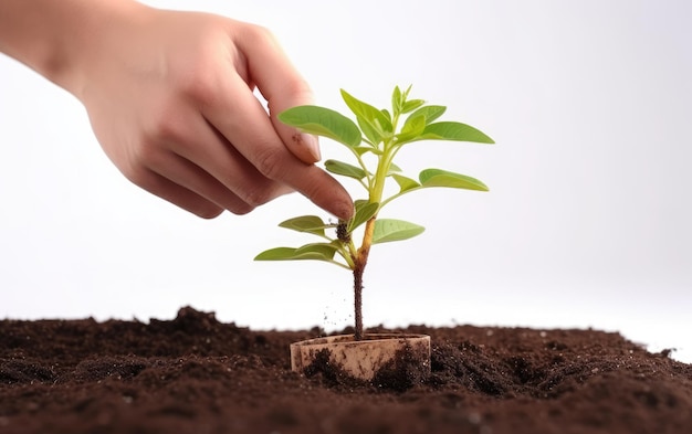 Los jardines comienzan con el ingenioso toque de una cavadora para semillas de plantas