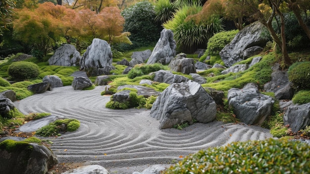 Jardines de Hamilton Jardín Zen japonés en el oasis de Nueva Zelanda