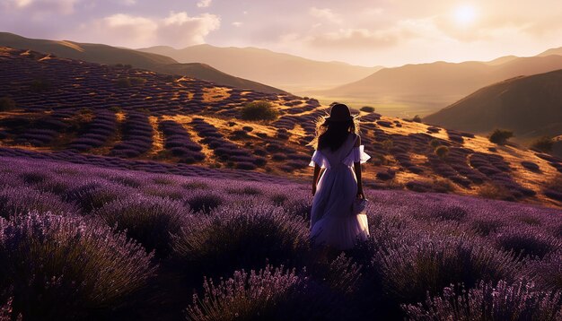 Jardines de lavanda en la provincia de Burdur, Turquía