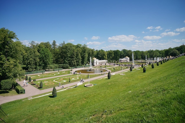 Foto los jardines del palacio de versalles