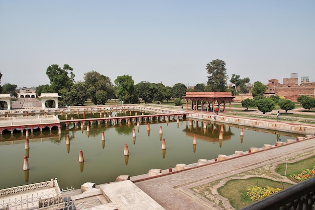 Jardins de Shalamar na província de Lahore Punjab, Paquistão