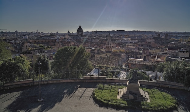 Jardins Villa Borghese em Roma Itália