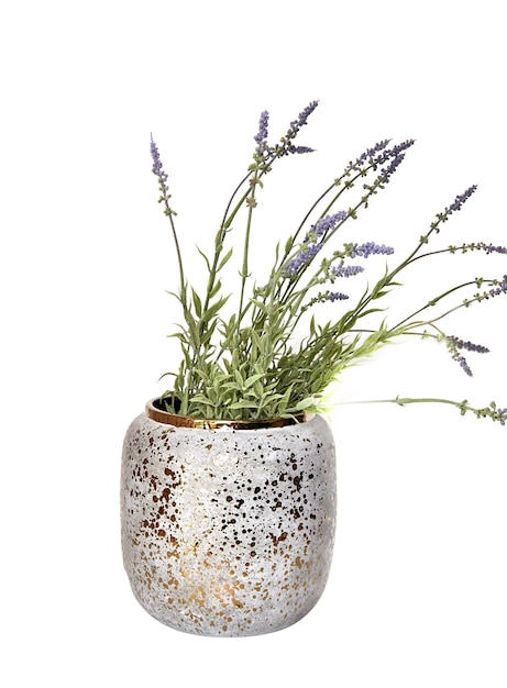 Jarrón decorativo de cerámica. Elegante diseño de interiores para el hogar